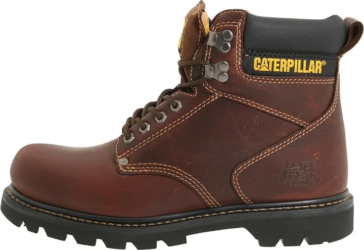 Caterpillar 2nd Shift Men's Work Boots Tan : 5 D - Medium, Leather - Image 7