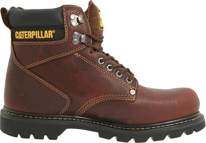 Caterpillar 2nd Shift Men's Work Boots Tan : 5 D - Medium, Leather - Image 8