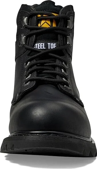 Caterpillar 2nd Shift Steel Toe Men's Work Boots Black Full Grain : 7 D - Medium, Leather - Image 3