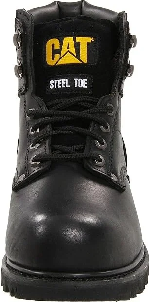 Caterpillar 2nd Shift Steel Toe Men's Work Boots Black Full Grain : 7 D - Medium, Leather - Image 6