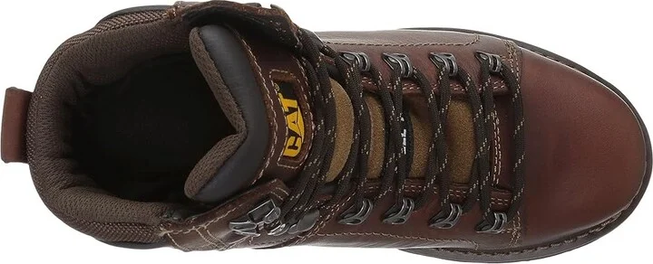 Caterpillar Alaska 2.0 Steel Toe Men's Work Boots Brown : 14 D - Medium, Full Grain leather - Image 3