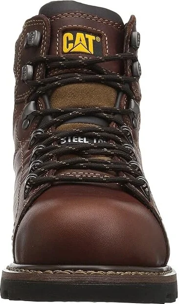 Caterpillar Alaska 2.0 Steel Toe Men's Work Boots Brown : 14 D - Medium, Full Grain leather - Image 6