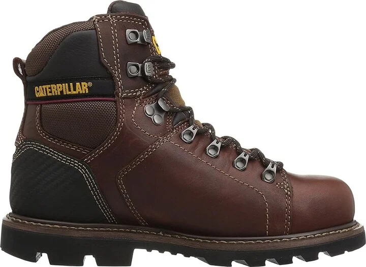 Caterpillar Alaska 2.0 Steel Toe Men's Work Boots Brown : 14 D - Medium, Full Grain leather - Image 8