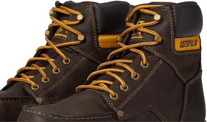 Caterpillar Calibrate ST Men's Shoes Leather Brown : 7 D - Medium - Image 5