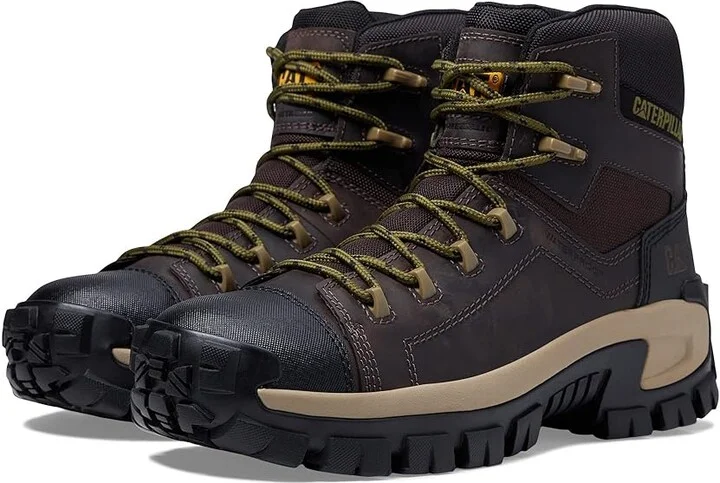 Caterpillar Invader Hiker WP CT Men's Shoes Coffee Bean : 7 D - Medium, Leather