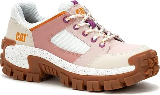 Caterpillar Invader Sport CT Women's Shoes Peach/Rosette/Bright White : 7 B - Medium, Leather/Rubber