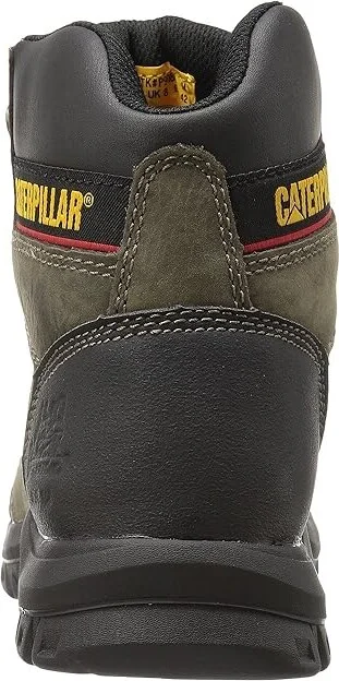 Caterpillar Outline ST Men's Work Lace-up Boots Dark Gull Grey : 7 D - Medium, Leather - Image 5