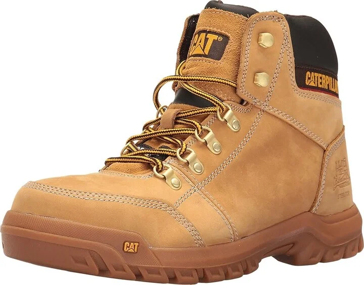 Caterpillar Outline ST Men's Work Lace-up Boots Honey Reset : 7 D - Medium, Leather - Image 2
