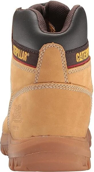 Caterpillar Outline ST Men's Work Lace-up Boots Honey Reset : 7 D - Medium, Leather - Image 5