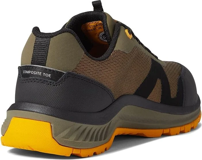 Caterpillar Passage Composite Toe Men's Lace up casual Shoes Dark Olive : 7 D - Medium, Textile/Synthetic - Image 4