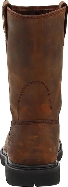 Caterpillar Revolver Steel Toe Men's Work Pull-on Boots Dark Brown : 8 D - Medium, Leather - Image 5