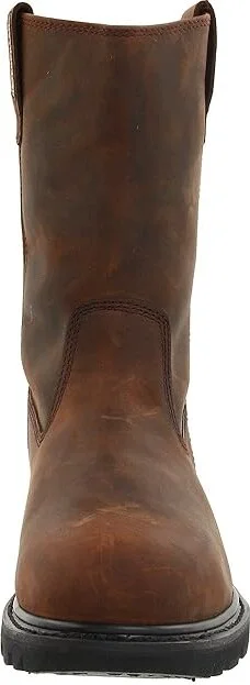 Caterpillar Revolver Steel Toe Men's Work Pull-on Boots Dark Brown : 8 D - Medium, Leather - Image 6