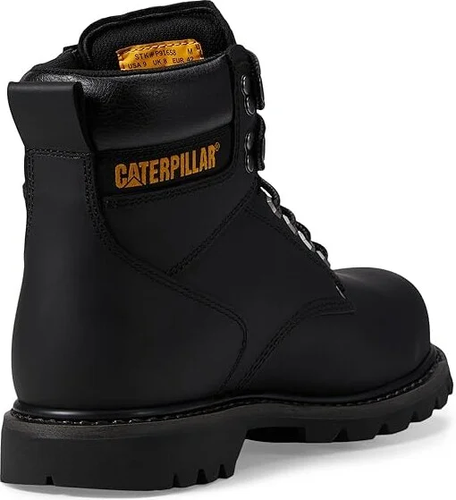 Caterpillar Second Shift WP ST Men's Shoes Black : 11.5 D - Medium, Leather - Image 4