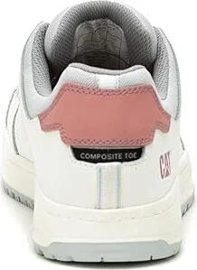 Caterpillar Streamline Court CT Women's Shoes Bright White Nubuck : 8.5 B - Medium, Leather - Image 3