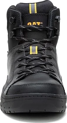 Caterpillar Streamline Court Mid CT Men's Shoes Black Leather : 7 D - Medium - Image 5