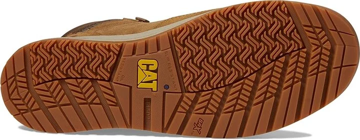 Caterpillar Streamline Court Mid CT Men's Shoes Chipmunk Suede : 7 D - Medium, Leather - Image 3