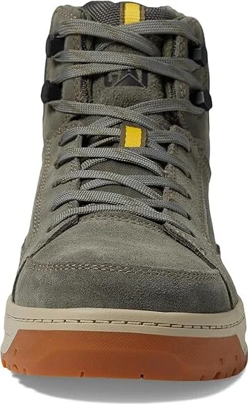 Caterpillar Streamline Court Mid CT Men's Shoes Dusty Olive Suede : 8 D - Medium, Leather - Image 2