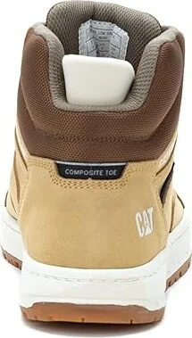 Caterpillar Streamline Court Mid CT Men's Shoes Taffy Suede : 7.5 D - Medium, Leather - Image 4