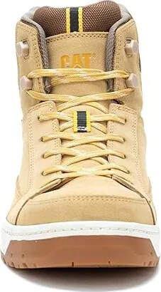 Caterpillar Streamline Court Mid CT Men's Shoes Taffy Suede : 7.5 D - Medium, Leather - Image 5