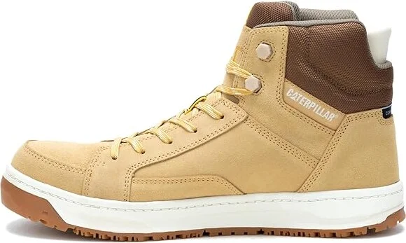Caterpillar Streamline Court Mid CT Men's Shoes Taffy Suede : 7.5 D - Medium, Leather - Image 6