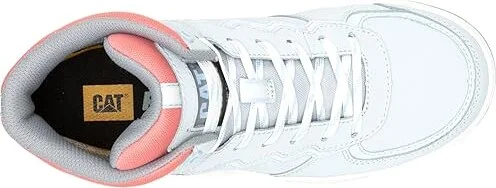 Caterpillar Streamline Court Mid CT Women's Shoes Glacier Grey Nubuck : 6 B - Medium, Leather/Suede - Image 2