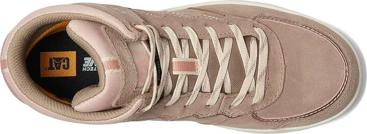 Caterpillar Streamline Court Mid CT Women's Shoes Greige Suede : 5 B - Medium, Leather/Suede - Image 2
