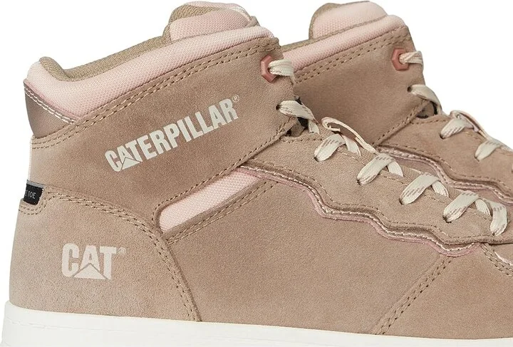 Caterpillar Streamline Court Mid CT Women's Shoes Greige Suede : 5 B - Medium, Leather/Suede - Image 7