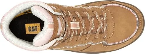 Caterpillar Streamline Court Mid CT Women's Shoes Sundance Nubuck : 9 B - Medium, Leather/Suede - Image 2