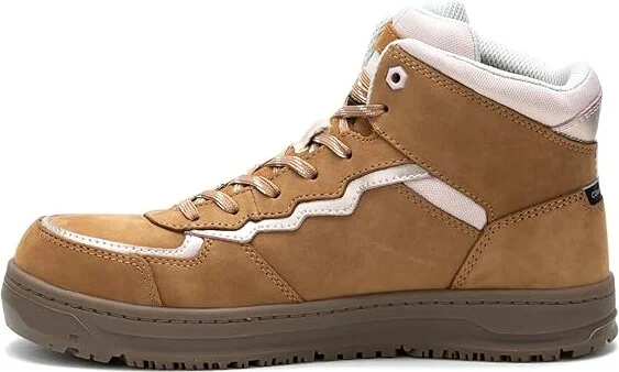 Caterpillar Streamline Court Mid CT Women's Shoes Sundance Nubuck : 9 B - Medium, Leather/Suede - Image 6