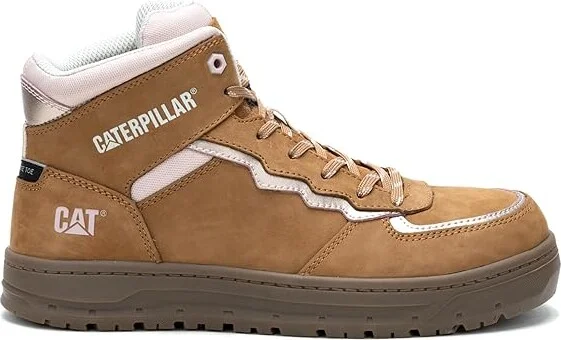 Caterpillar Streamline Court Mid CT Women's Shoes Sundance Nubuck : 9 B - Medium, Leather/Suede - Image 7