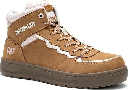 Caterpillar Streamline Court Mid CT Women's Shoes Sundance Nubuck : 9 B - Medium, Leather/Suede