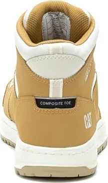 Caterpillar Streamline Court Mid CT Women's Shoes Taffy Suede : 5 B - Medium, Leather/Suede - Image 4