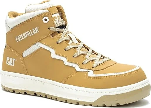 Caterpillar Streamline Court Mid CT Women's Shoes Taffy Suede : 5 B - Medium, Leather/Suede
