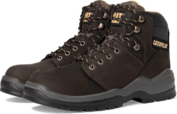Caterpillar Striver Men's Work Boots Brown : 10 D - Medium