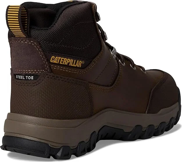 Caterpillar Threshold Rebound Hiker WP ST Men's Work Boots Bison : 8 EE - Wide, Synthetic - Image 4