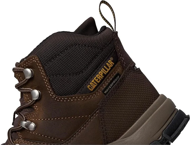 Caterpillar Threshold Rebound Hiker WP ST Men's Work Boots Bison : 8 EE - Wide, Synthetic - Image 7