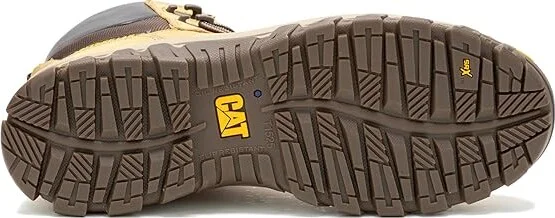 Caterpillar Threshold Rebound Waterproof Non Metallic Composite Toe Men's Work Boots Honey Reset : 8 D - Medium, Leather/Rubber - Image 3