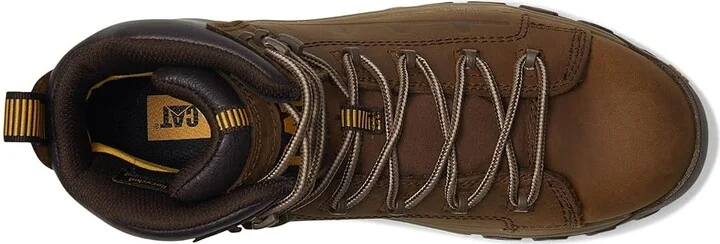 Caterpillar Threshold Rebound Waterproof Non Metallic Composite Toe Men's Work Boots Pyramid : 7.5 D - Medium, Leather/Rubber - Image 2