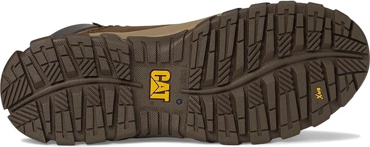 Caterpillar Threshold Rebound Waterproof Non Metallic Composite Toe Men's Work Boots Pyramid : 7.5 D - Medium, Leather/Rubber - Image 3