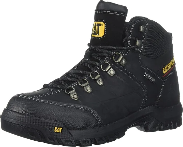 Caterpillar Threshold Waterproof Soft Toe Men's Work Boots Black : 7.5 D - Medium, Leather - Image 2