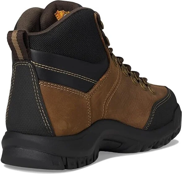 Caterpillar Threshold Waterproof Soft Toe Men's Work Boots Brown : 7 D - Medium, Leather - Image 5