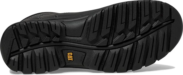 Caterpillar Threshold Waterproof Steel Toe Men's Work Boots Black : 7 D - Medium, Leather - Image 4