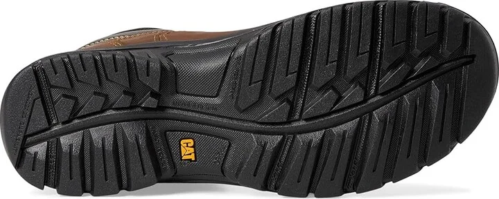 Caterpillar Threshold Waterproof Steel Toe Men's Work Boots Brown : 7 D - Medium, Leather - Image 4