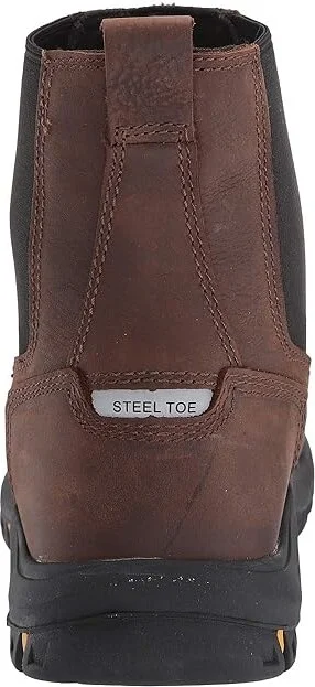 Caterpillar Wheelbase Steel Toe Men's Work Boots Clay Leather : 7 D - Medium, Suede - Image 5