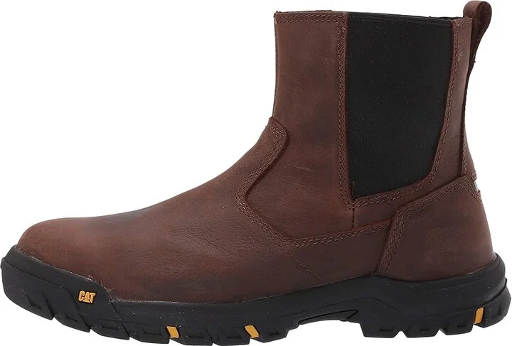 Caterpillar Wheelbase Steel Toe Men's Work Boots Clay Leather : 7 D - Medium, Suede - Image 7