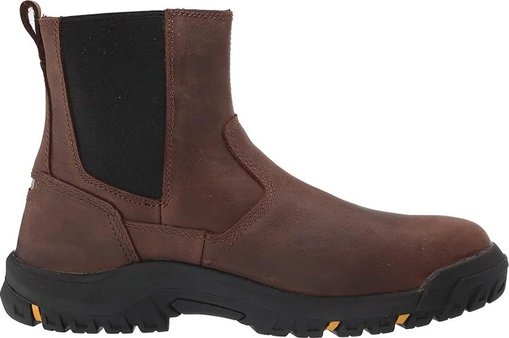Caterpillar Wheelbase Steel Toe Men's Work Boots Clay Leather : 7 D - Medium, Suede - Image 8