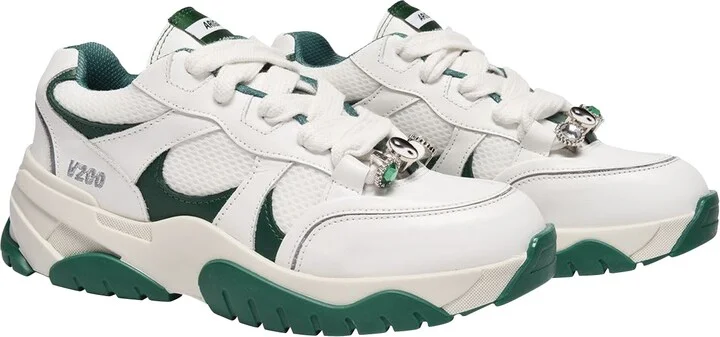 Catfish Sneakers - Axel Arigato - White/Green Kale - Leather
