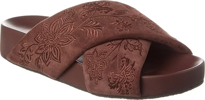 Cath X Band Suede Sandal