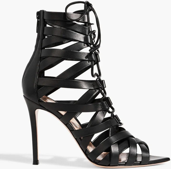 Catherine lace-up leather sandals