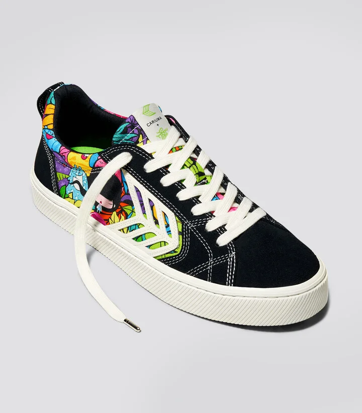 CATIBA PRO Low Black Suede Toz Canvas Sneaker Men - Image 2